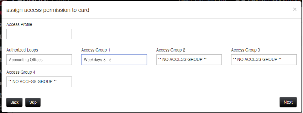 Assign Access Permission